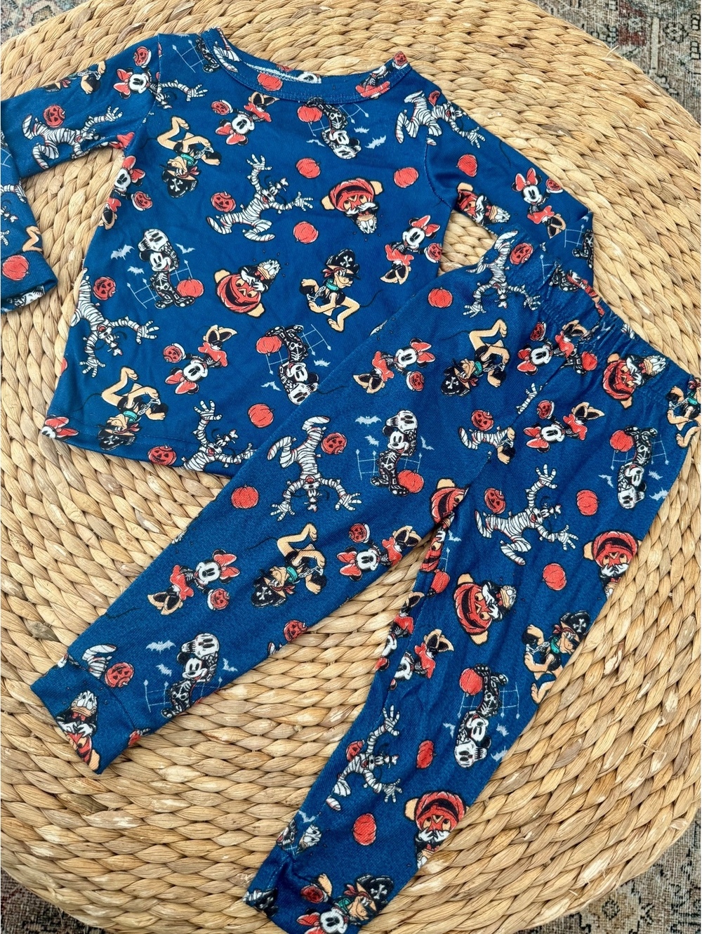 Disney HALLOWEEN Pajamas Sz 2T EUC